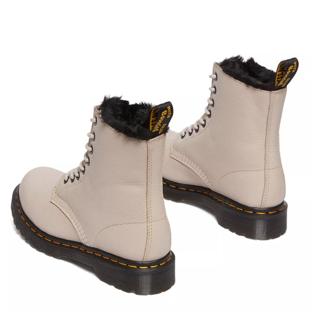 Dr. Martens Women s 1460 Serena Sherpa Taupe