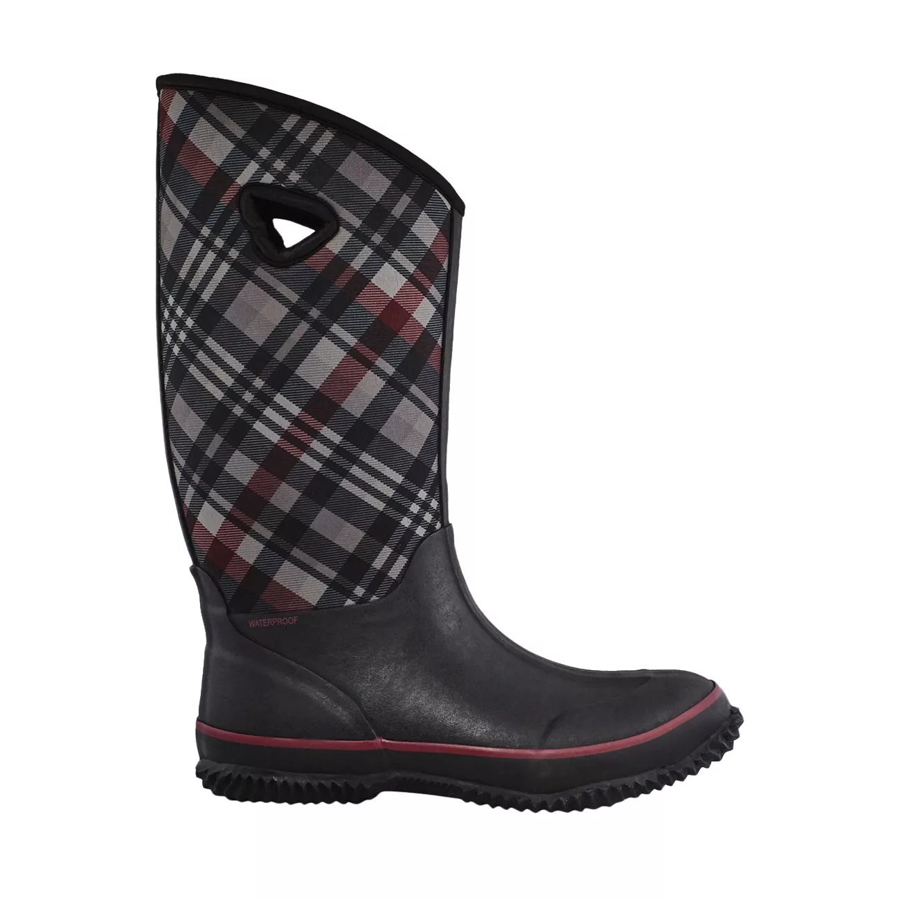 cheap plaid boots