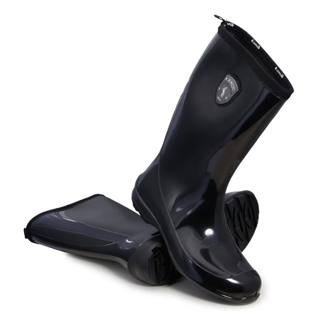 Kamik black rain boots sale