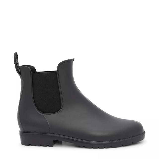 Black chelsea rain boots clearance