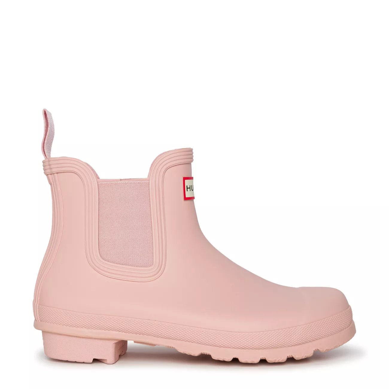 Pink hunter hot sale chelsea boots