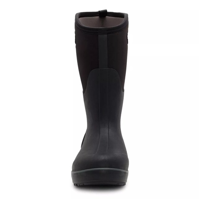 Pull on wide calf boots top