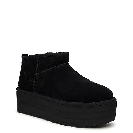 UGG Classic Short Women's Boot, Size 8 - Black for sale online