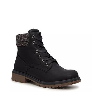 Lace boots womens outlet black