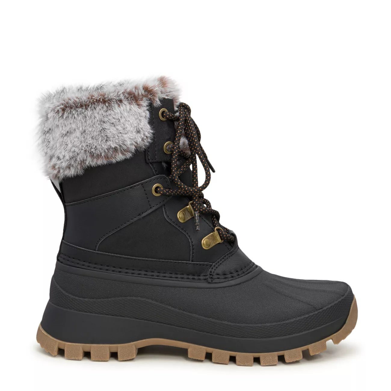 Womens waterproof best sale boots black