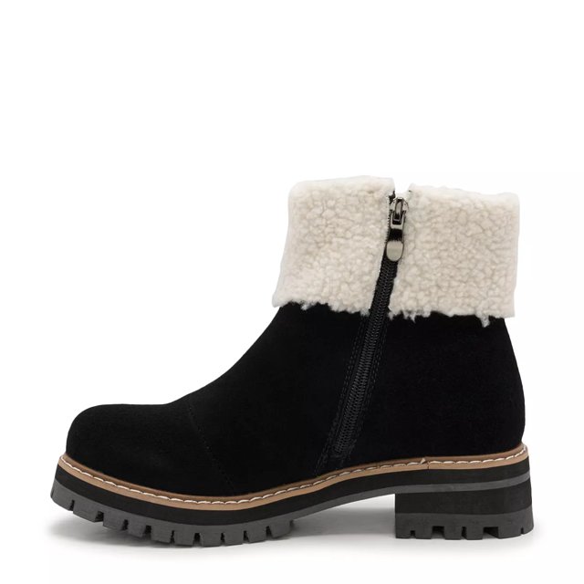 Elements Women's Sherpa Collar Winter Ankle Bootie | The Shoe Company