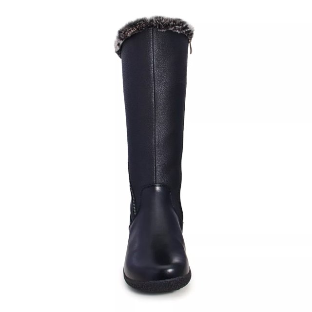 Wide width wide calf snow boots top