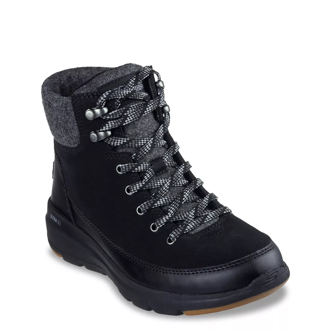 Skechers Women s On The Go Glacial Ultra Tahoe Boot Black 7.5