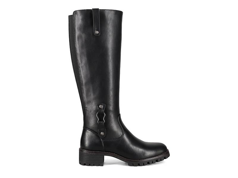 【THEAIRTOWN】ny botton long boots★ Nine West Women's Nayli Over-The-Knee Boot, Black 002, 5