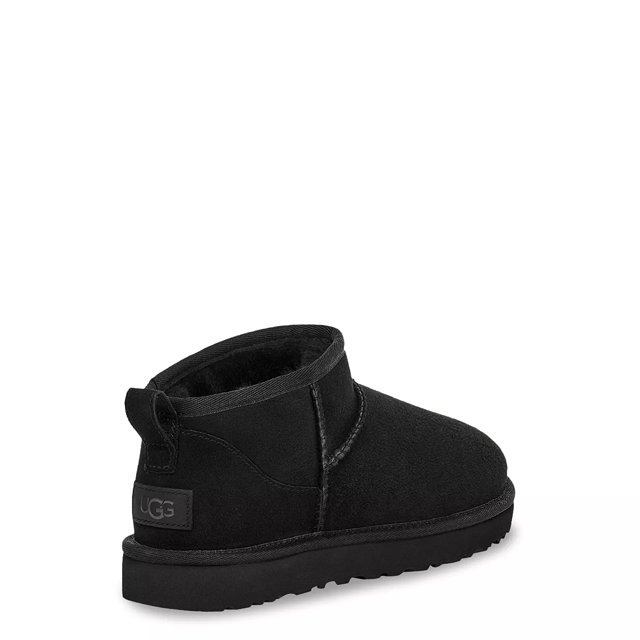 Black and white ugg boots hot sale