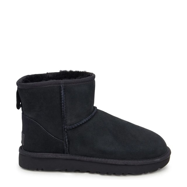 UGG Women's Classic Ultra Mini Boot, Black, 05