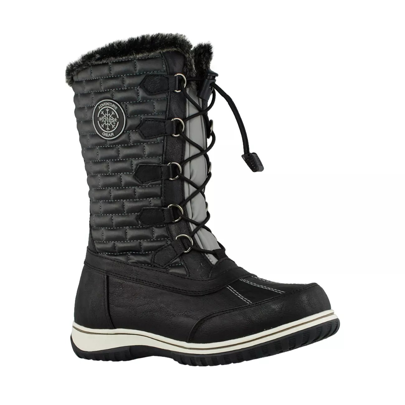 snowday tall waterproof quilted snow boot