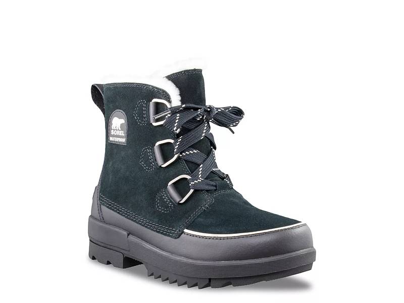 Duluth Trading Women's Slop Stopper Canvas Winter Lace Up Boots