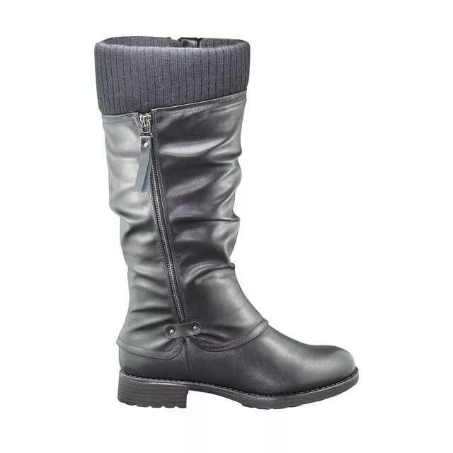 dsw brown tall boots
