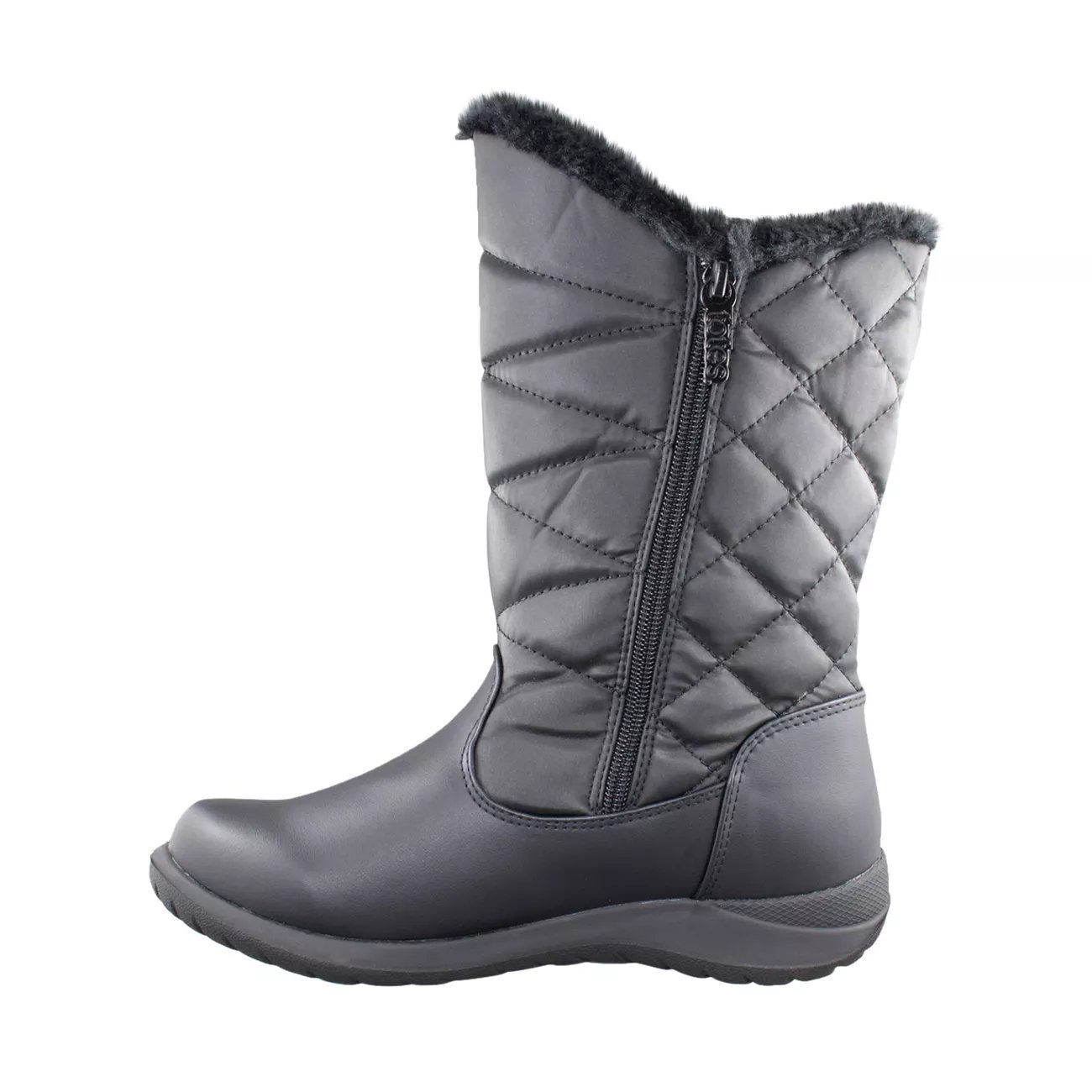 totes womens joni waterproof winter boots flat heel