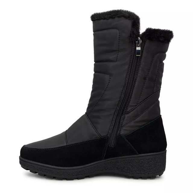 Elements Women s Double Zip Waterproof Wide Width Winter Boot