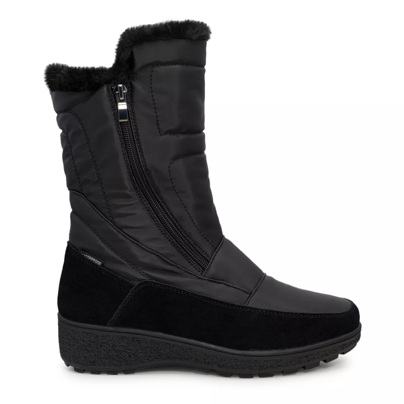 Shop Women's Extra Wide Easy Dual Zipper Winter Boot Online