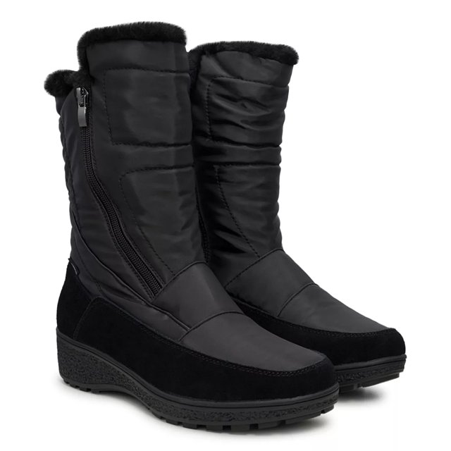 Womens wide width waterproof winter best sale boots