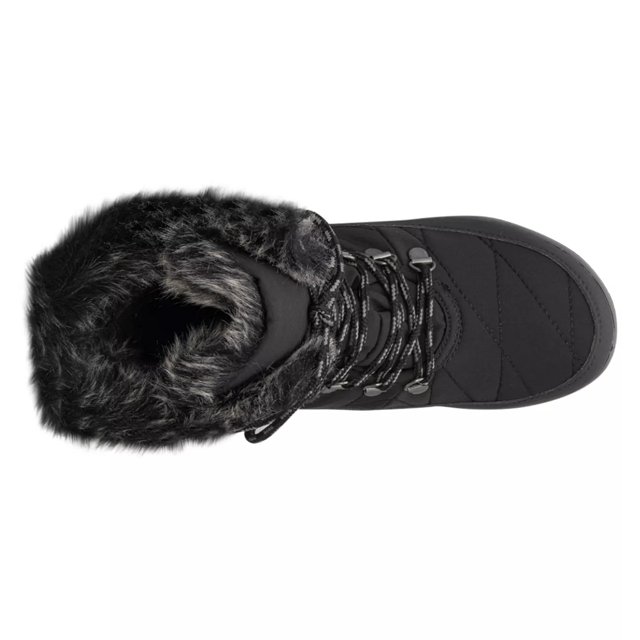 Lace up top winter booties
