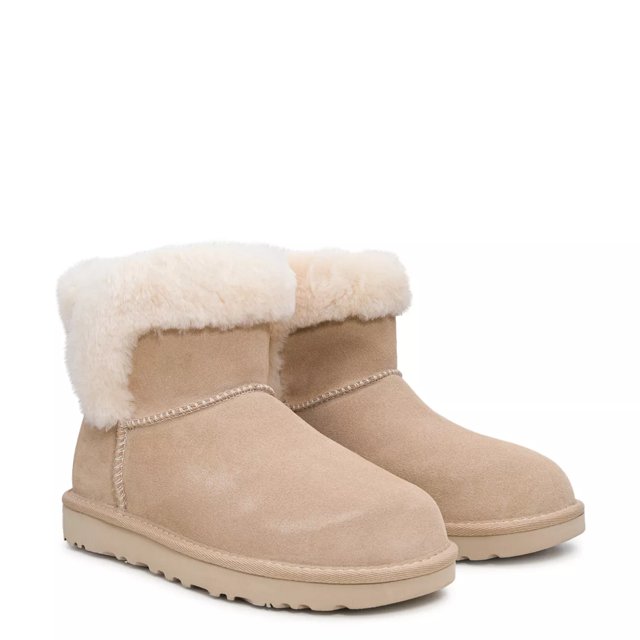 Shearling boots women's shoes deals