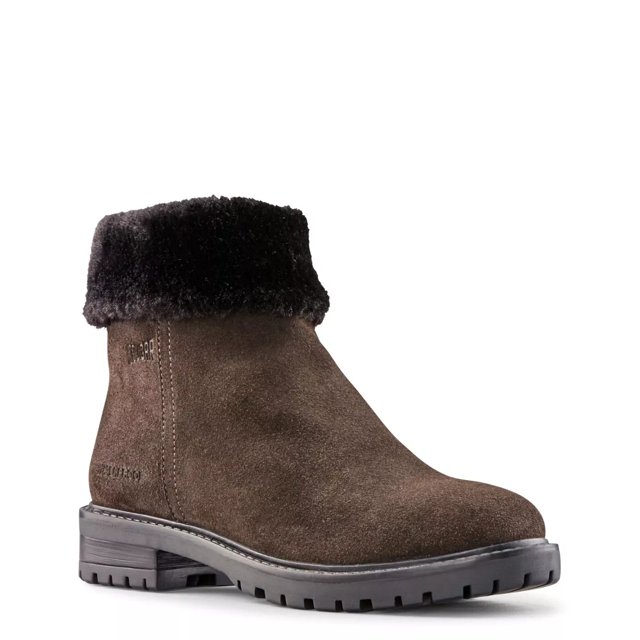 Cougar Women s Kendal Waterproof Winter Boot in Brown Suede Size 7 Medium
