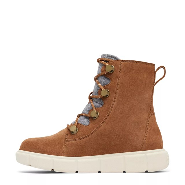 Waterproof boot Sorel Explorer III JOAN Velvet Tan Chalk women s