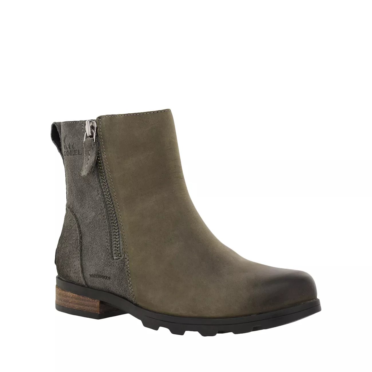 emelie waterproof leather bootie