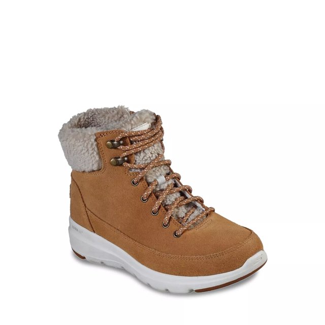 Skechers Glacial Ultra Suede Lace Up Winter Boot