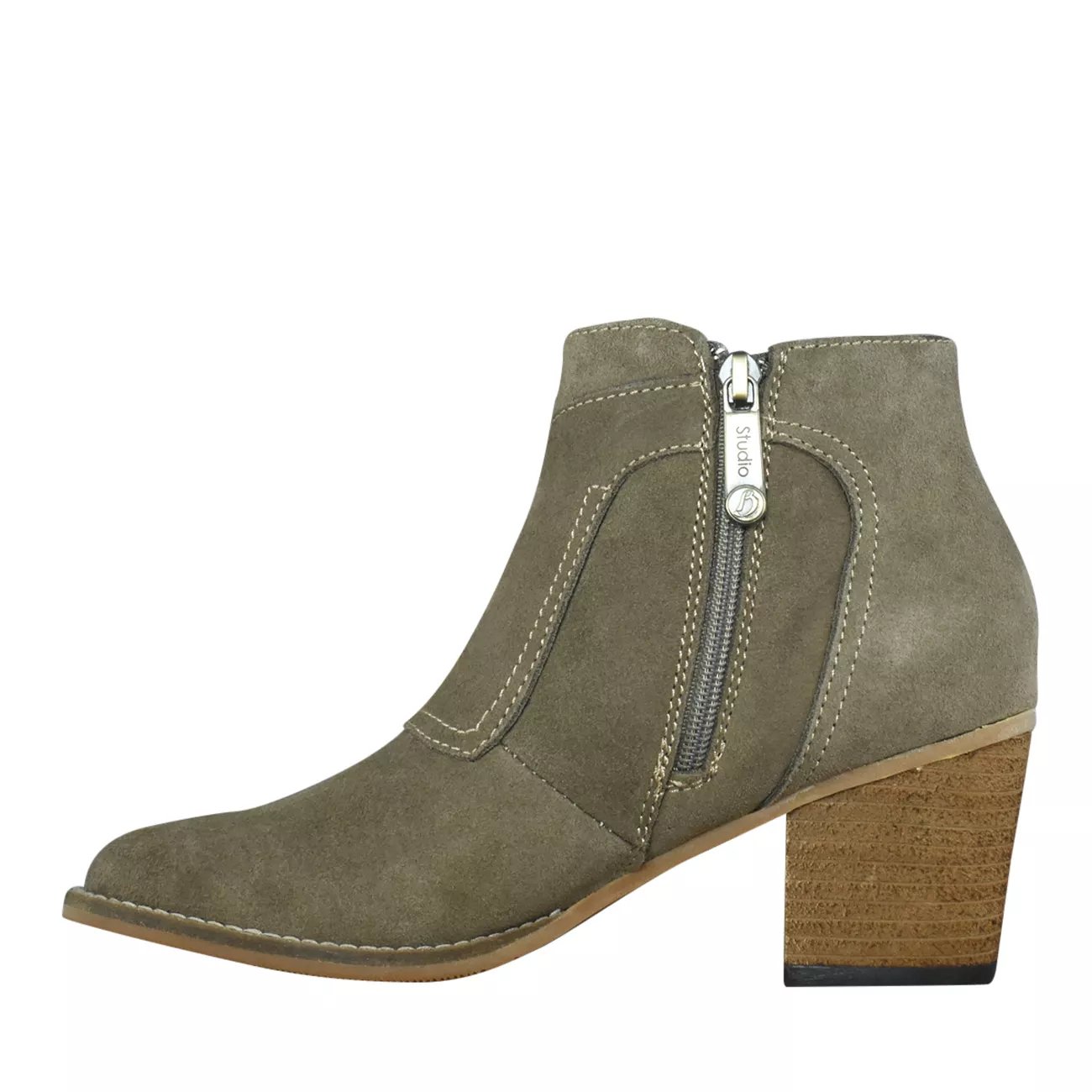 studio b by blondo chunky heel bootie