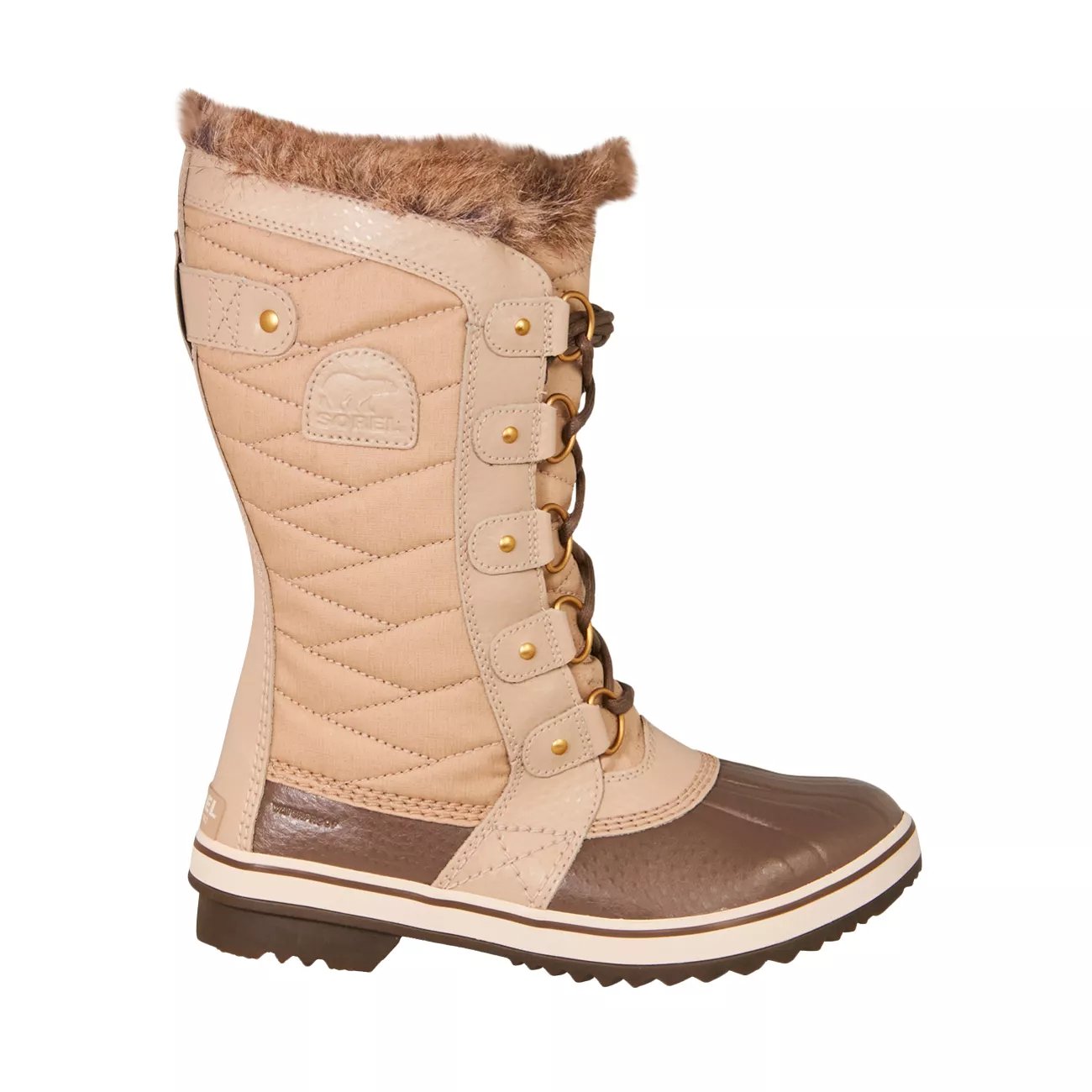 sorel tofino ii coated canvas & faux fur winter boots