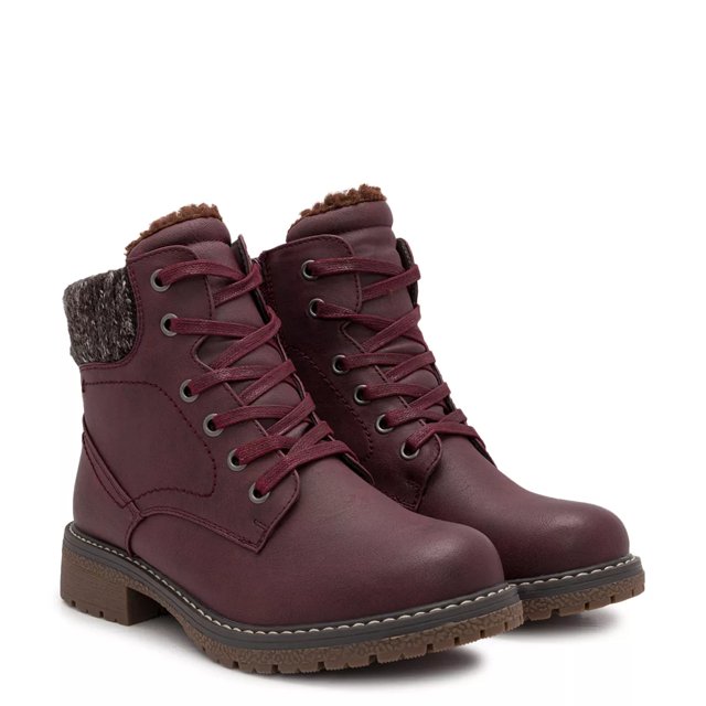 Elements Women s Erika Waterproof Wide Width Winter Combat Bootie DSW Canada