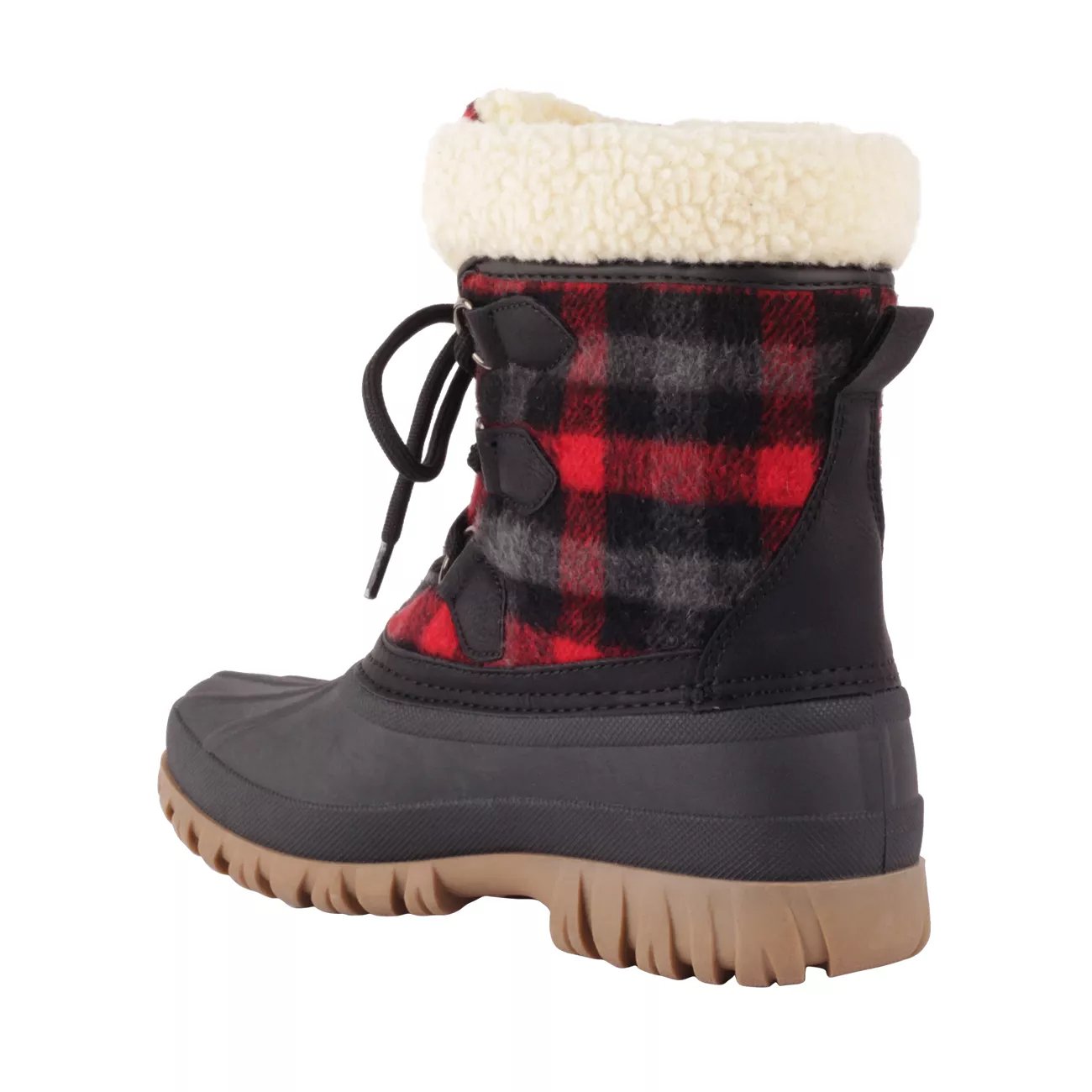 dsw plaid boots