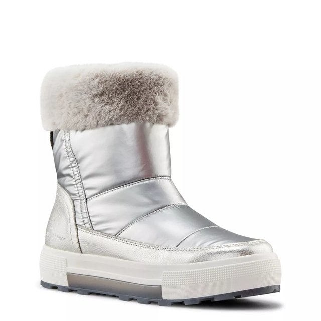 Cougar Women s Wizard Waterproof Winter Boot in Metallic Silver Size 6 Medium