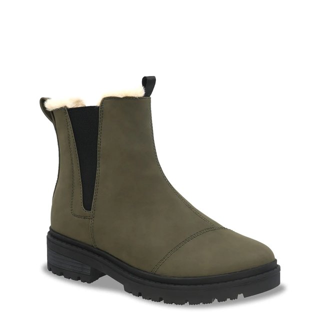 Elements Women s Reese Waterproof Ice Grip Chelsea Winter Boot
