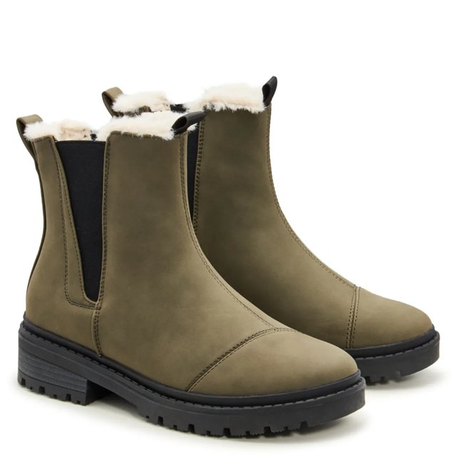 Green suede chelsea boots womens clearance