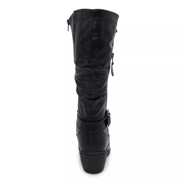 Taxi wide online calf boots