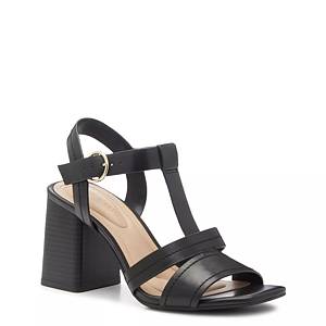 Block Heels Black Ladies Heel Sandal, Size: 36-41 at Rs 580/pair