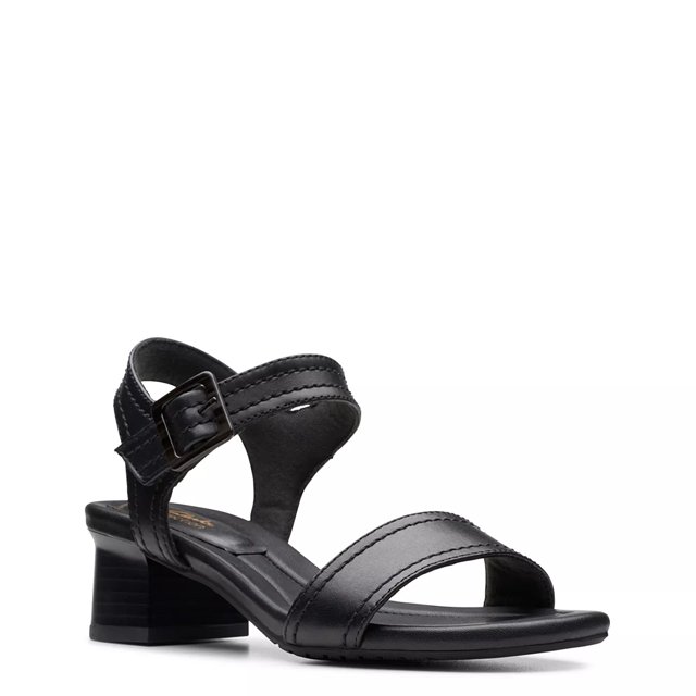 Black sandals wide width discount