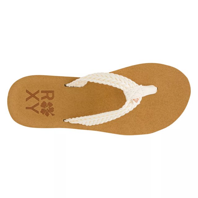 Roxy flip flops dsw best sale
