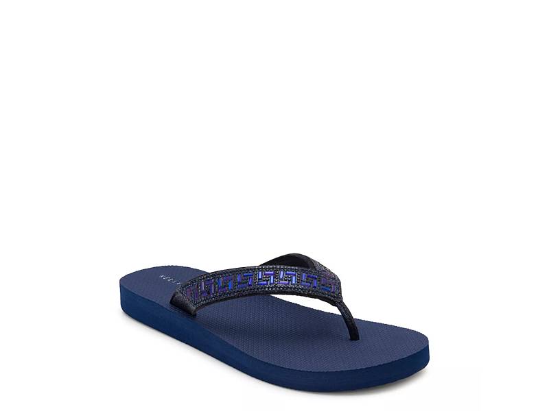 Navy reef sale flip flops