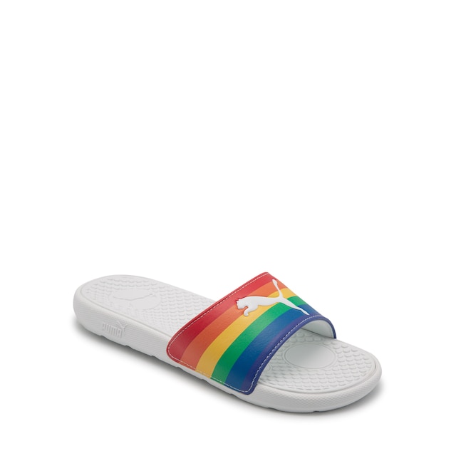 Puma Women's Popcat Pride Rainbow Slide Sandal | DSW Canada