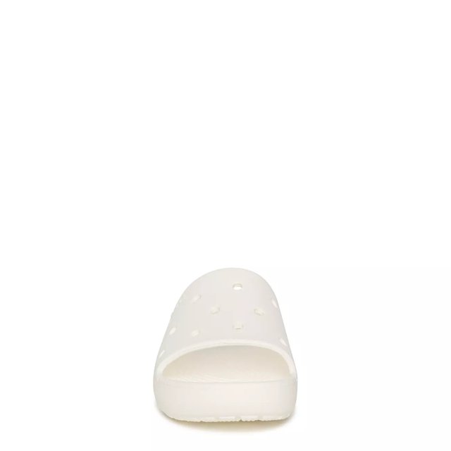 White croc slides 2025