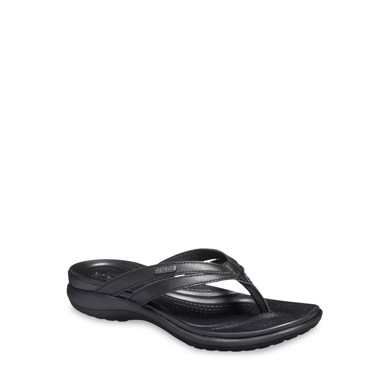 crocs women's capri basic strappy flip flop