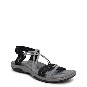 Skechers Solid Black Flip Flops Size 9 - 50% off