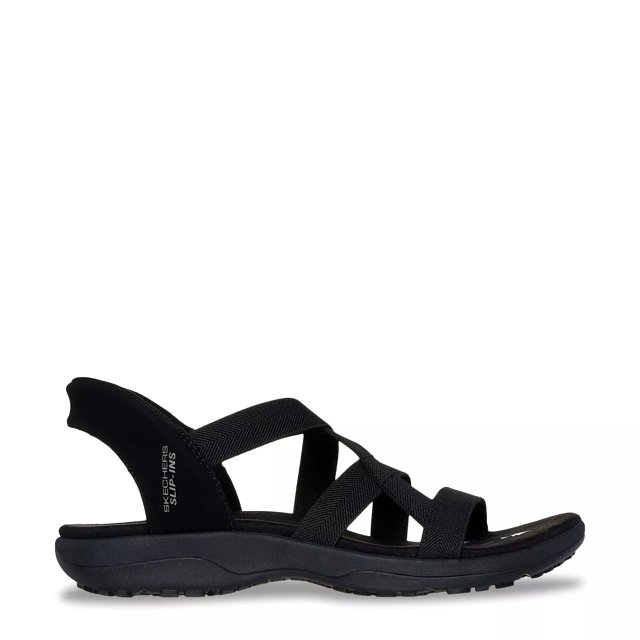 Skechers Women s Hands Free Slip ins Reggae Slim Stretch Flex Sandal The Shoe Company