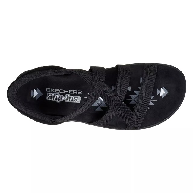 SKECHERS/スケッチャーズ/REGGAE SLIM/Slip-Ins 25 Skechers Women's Reggae Slim Slip-Ins Sandal | SoftMoc.com