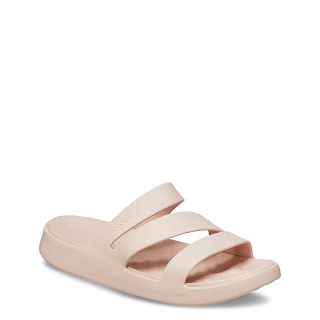 Crocs Women s Getaway Strappy Slide Sandal The Shoe Company