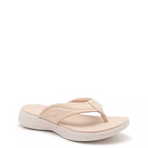 Buy Skechers Taupe Womens Vinyasa - Happy Spring Flip Flops Online