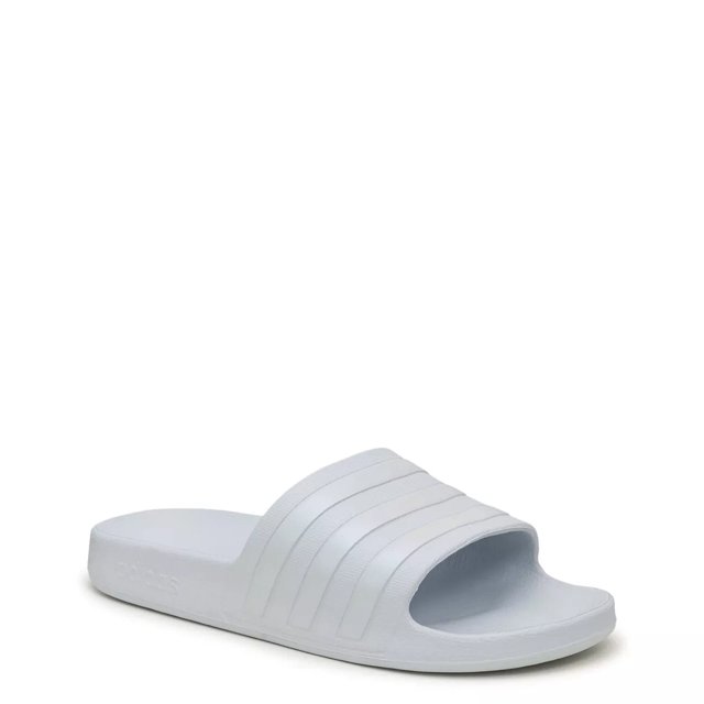White adidas slides womens discount