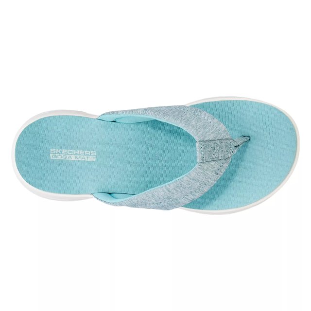 Skechers Women s On The Go 600 Ideal Sandal in Aqua Size 6 Medium